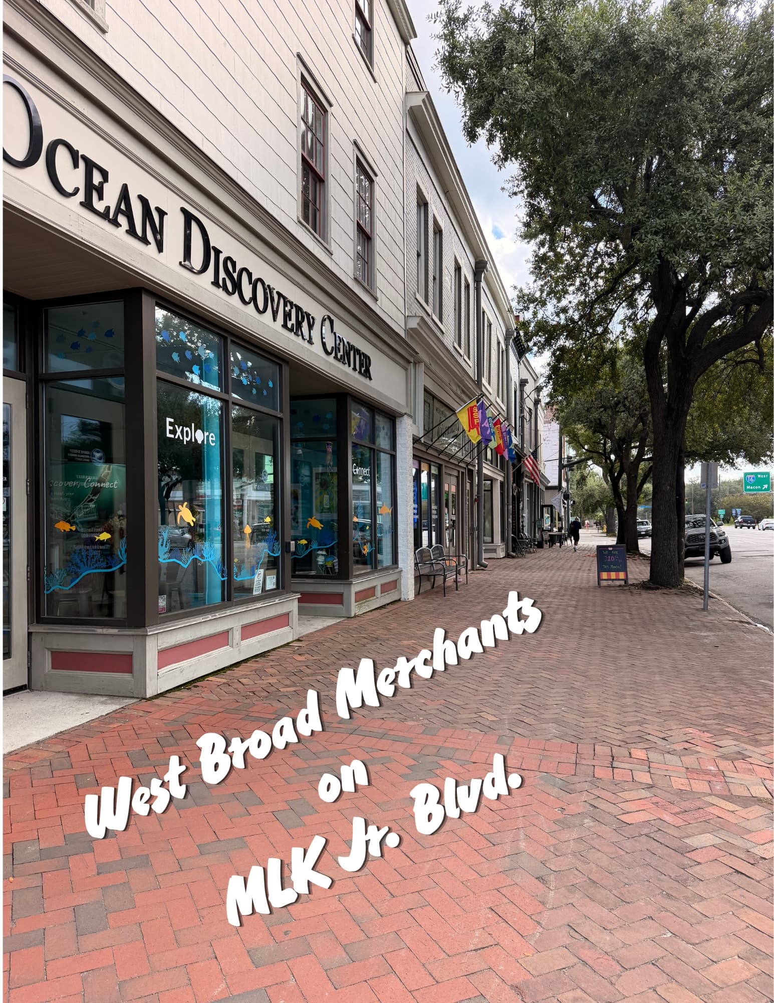 Heading south on MLK Jr. Blvd. - West Broad St. Merchants
